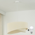 Brilagi - LED Lestenec na vrvici LYRA 1xE27/15W/230V krem barva