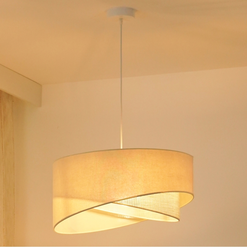 Brilagi - LED Lestenec na vrvici LYRA 1xE27/15W/230V krem barva