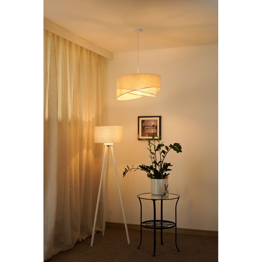 Brilagi - LED Lestenec na vrvici LYRA 1xE27/15W/230V krem barva