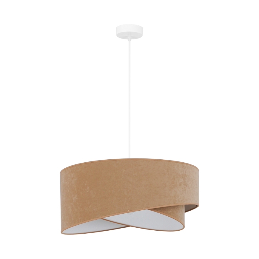 Brilagi - LED Lestenec na vrvici LYRA 1xE27/15W/230V rjava/bela