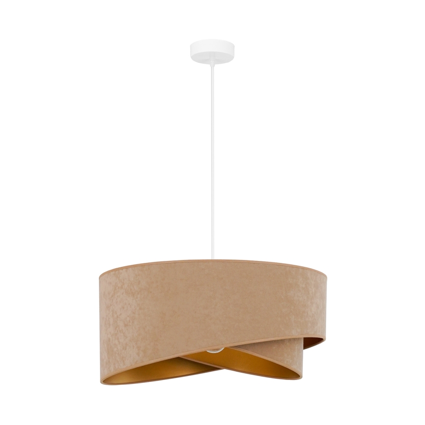 Brilagi - LED Lestenec na vrvici LYRA 1xE27/15W/230V rjava/zlata