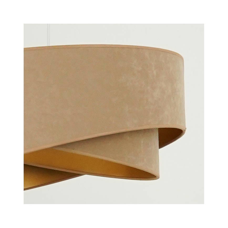 Brilagi - LED Lestenec na vrvici LYRA 1xE27/15W/230V rjava/zlata