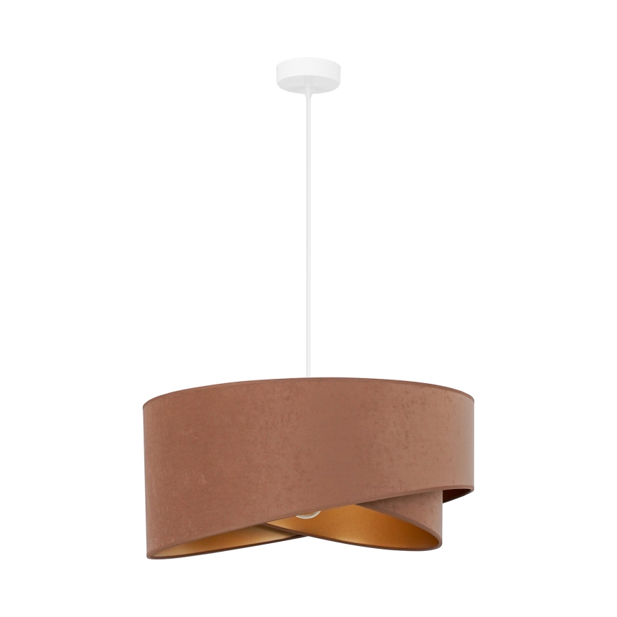 Brilagi - LED Lestenec na vrvici LYRA 1xE27/15W/230V rjava/zlata