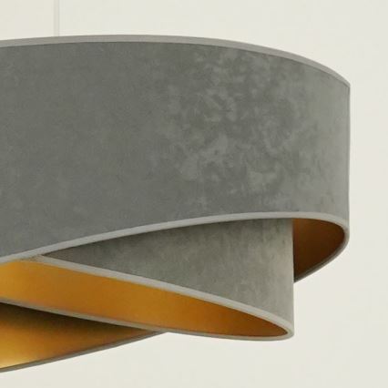 Brilagi - LED Lestenec na vrvici LYRA 1xE27/15W/230V siva/zlata