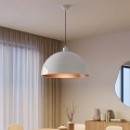 Brilagi - LED lestenec na vrvici METALO 1xE27/40W/230V, premer 60 cm, bela/medena