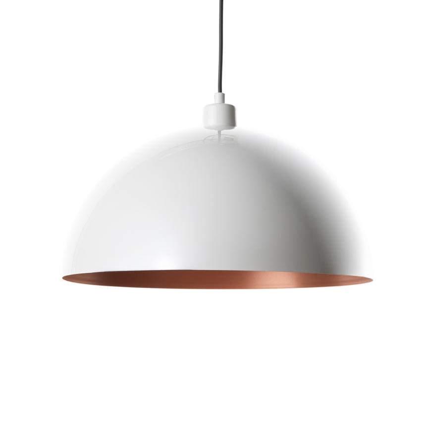 Brilagi - LED lestenec na vrvici METALO 1xE27/40W/230V, premer 60 cm, bela/medena