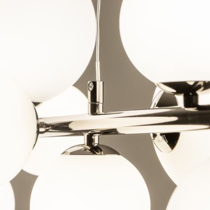 Brilagi - LED Lestenec na vrvici MILLA 10xG9/3W/230V sijajni krom/bela