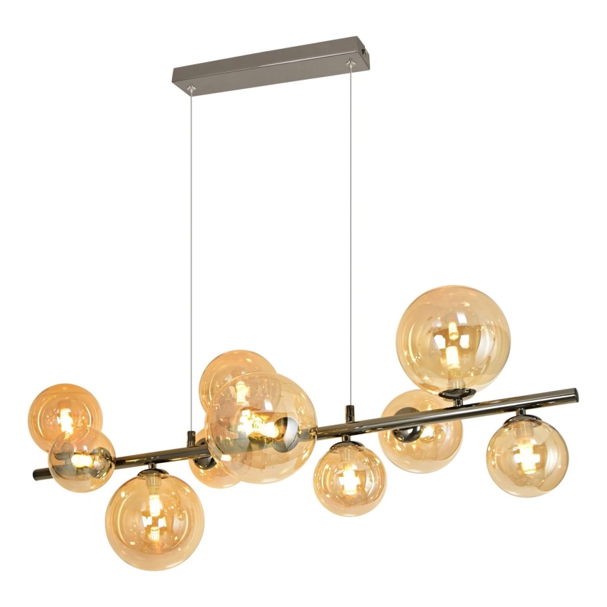 Brilagi - LED Lestenec na vrvici MILLA 10xG9/3W/230V sijajni krom/zlata