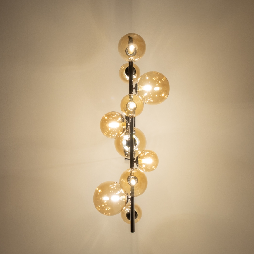 Brilagi - LED Lestenec na vrvici MILLA 10xG9/3W/230V sijajni krom/zlata