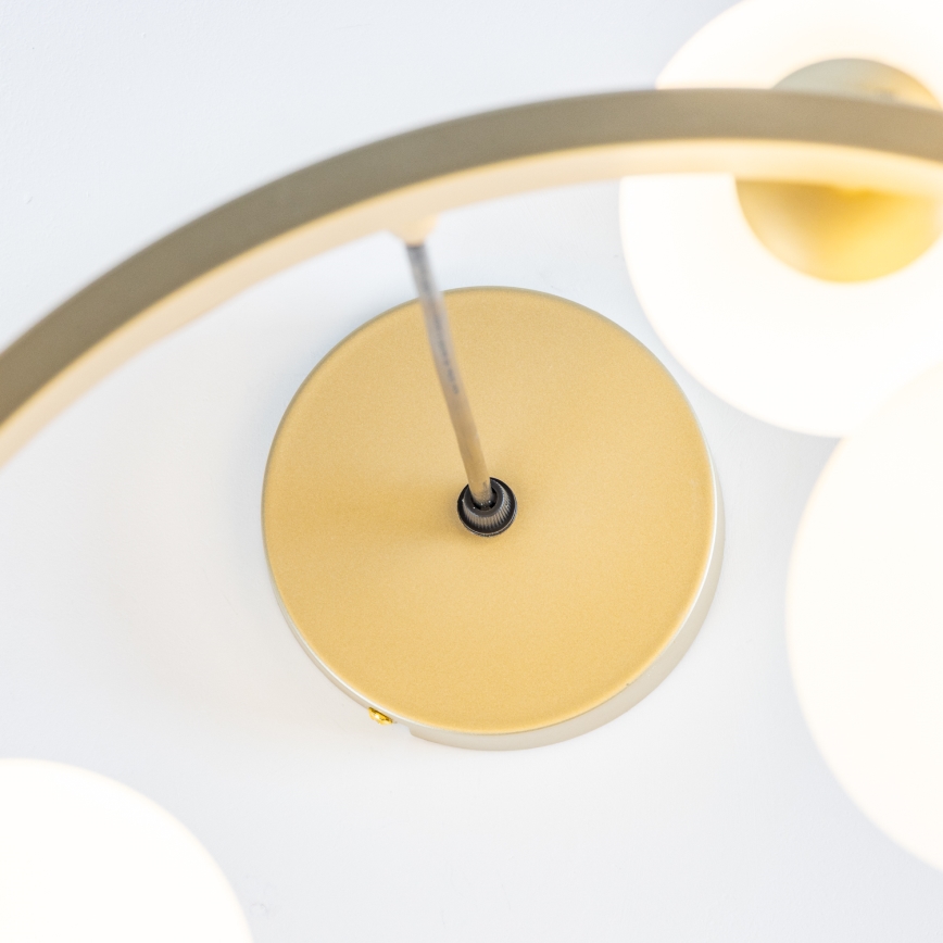 Brilagi - LED Lestenec na vrvici MILLA 15xG9/3W/230V zlata/bela