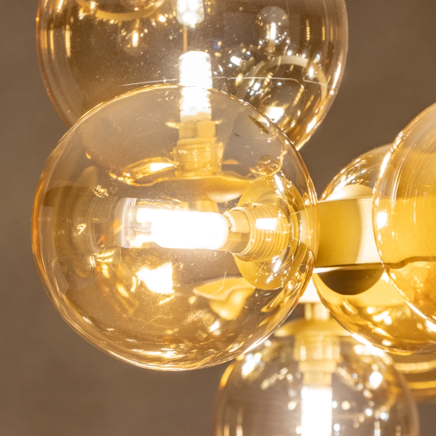 Brilagi - LED Lestenec na vrvici MILLA 15xG9/3W/230V zlata