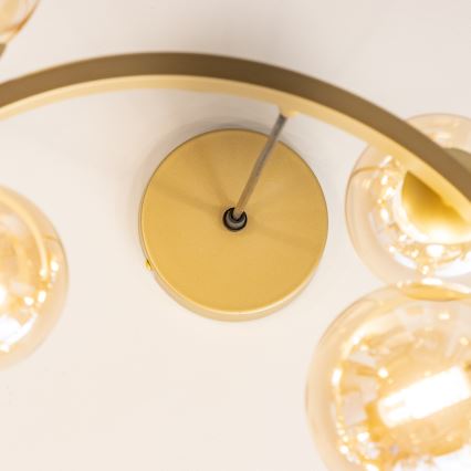 Brilagi - LED Lestenec na vrvici MILLA 15xG9/3W/230V zlata