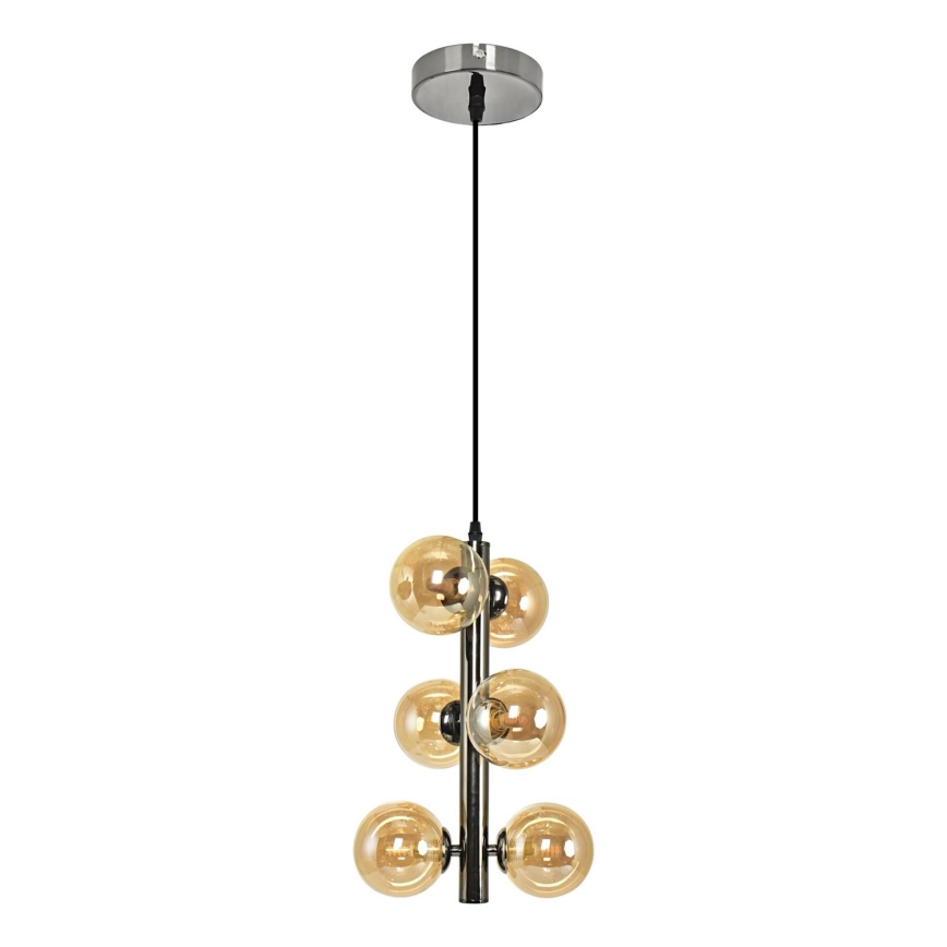 Brilagi - LED Lestenec na vrvici MILLA 6xG9/3W/230V sijajni krom/zlata