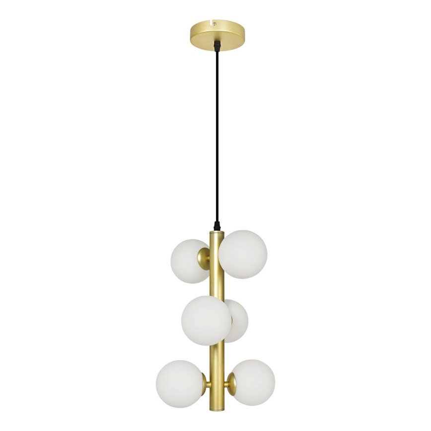 Brilagi - LED Lestenec na vrvici MILLA 6xG9/3W/230V zlata/bela