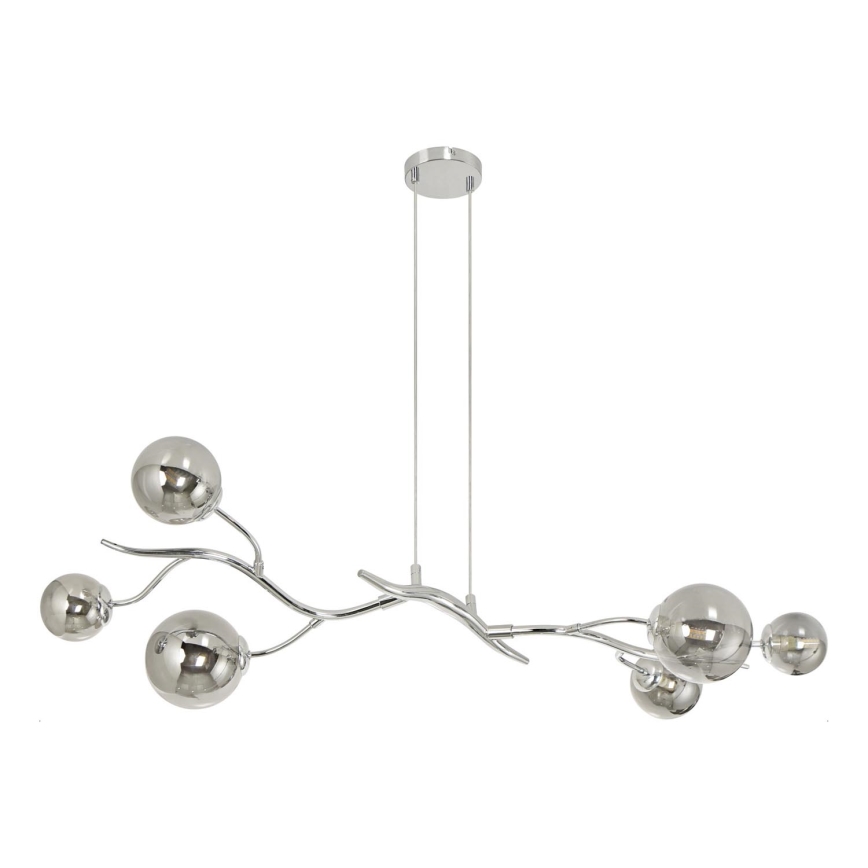 Brilagi - LED Lestenec na vrvici MISTEL 6xG9/3W/230V sijajni krom/dimna
