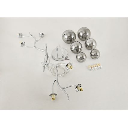Brilagi - LED Lestenec na vrvici MISTEL 6xG9/3W/230V sijajni krom/dimna