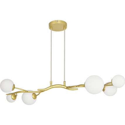 Brilagi - LED Lestenec na vrvici MISTEL 6xG9/3W/230V zlata/bela