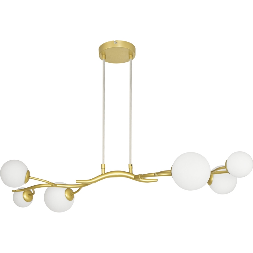 Brilagi - LED Lestenec na vrvici MISTEL 6xG9/3W/230V zlata/bela