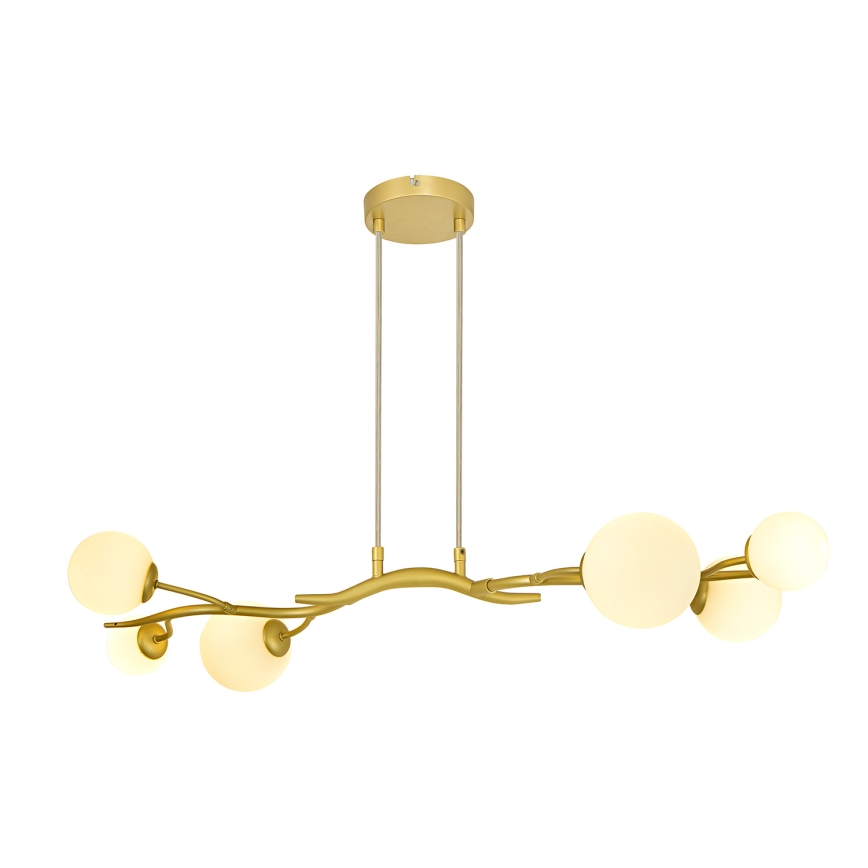 Brilagi - LED Lestenec na vrvici MISTEL 6xG9/3W/230V zlata/bela