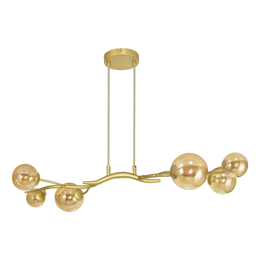 Brilagi - LED Lestenec na vrvici MISTEL 6xG9/3W/230V zlata