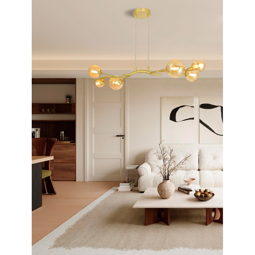 Brilagi - LED Lestenec na vrvici MISTEL 6xG9/3W/230V zlata