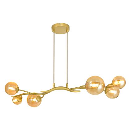 Brilagi - LED Lestenec na vrvici MISTEL 6xG9/3W/230V zlata