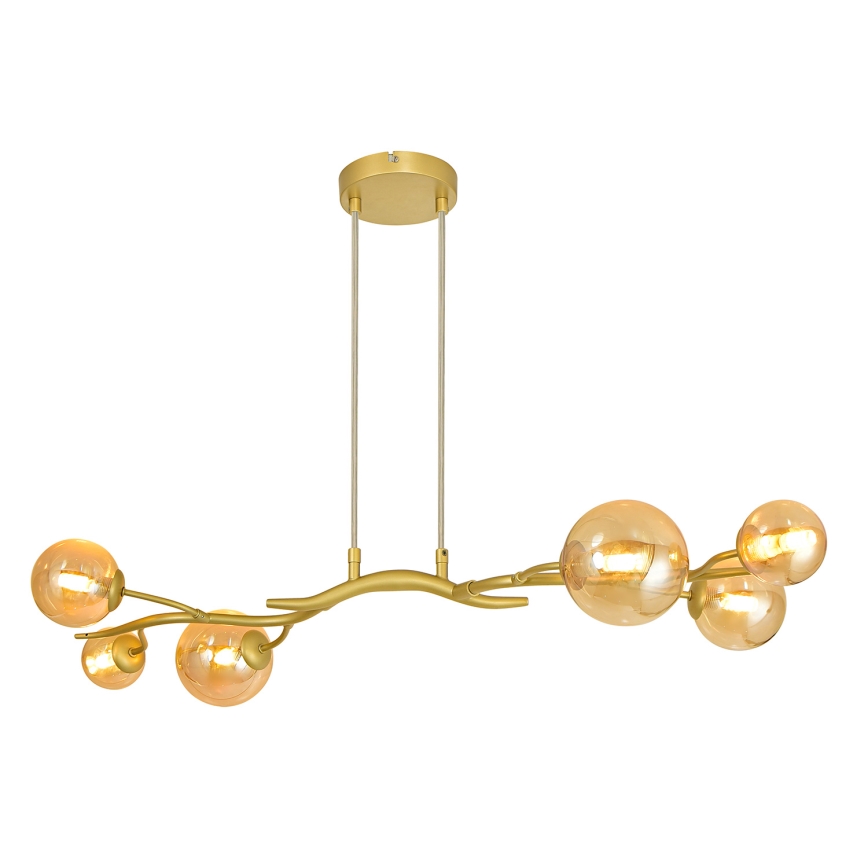 Brilagi - LED Lestenec na vrvici MISTEL 6xG9/3W/230V zlata