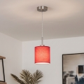 Brilagi - LED lestenec na vrvici NUBILA 1xE27/60W/230V premer 14 cm rdeča