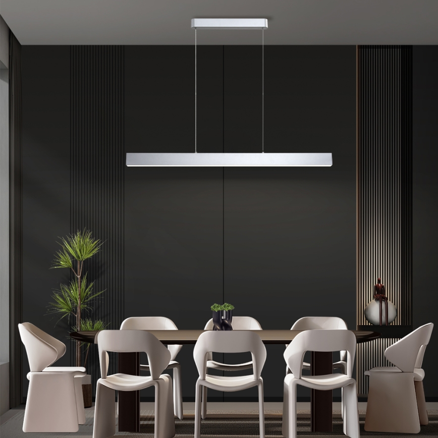 Brilagi - LED Lestenec na vrvici SLEEKLINE LED/40W/230V 3000/4500/6000K srebrna