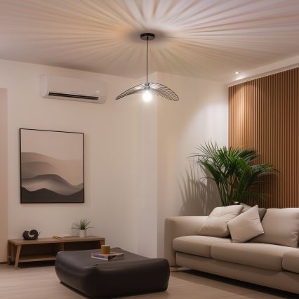 Brilagi - LED lestenec na žici CERIA WIRE 1xE27/40W/230V 40x56 cm črna