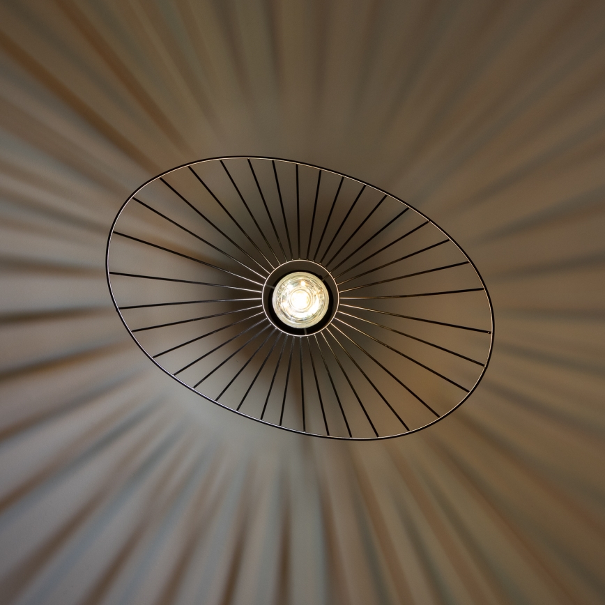 Brilagi - LED lestenec na žici CERIA WIRE 1xE27/40W/230V 40x56 cm črna