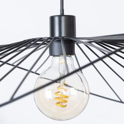 Brilagi - LED lestenec na žici CERIA WIRE 1xE27/40W/230V 60x80 cm črna