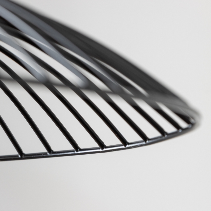 Brilagi - LED lestenec na žici CERIA WIRE 1xE27/40W/230V pr. 38 cm črna