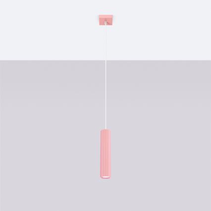 Brilagi - LED lestenec na žici CRESTO 1xGU10/10W/230V rožnat