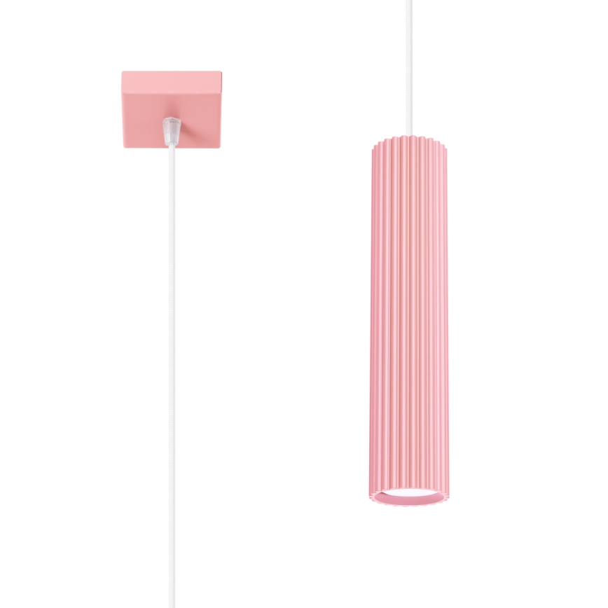 Brilagi - LED lestenec na žici CRESTO 1xGU10/10W/230V rožnat