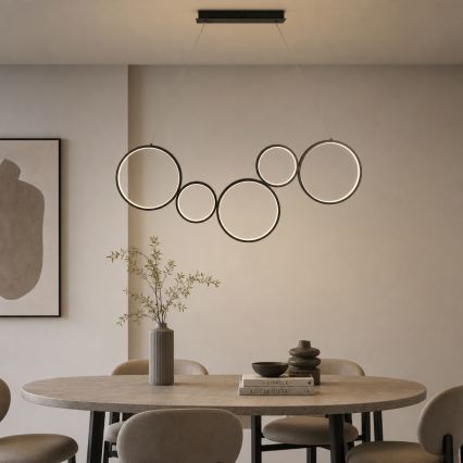 Brilagi - LED lestenec na žici ECHO LED/60W/230V 4000K 100 cm črna