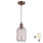 Brilagi - LED lestenec na žici RETRO GLASS 1xE27/60W/230V premer 14 cm bakrena/bela
