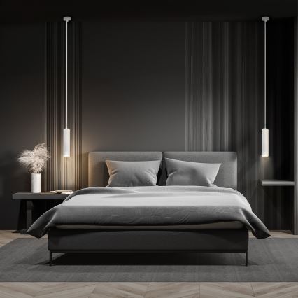 Brilagi - LED RGBW zatemljiv viseči lestenec na kablu SELE 1xGU10/4,8W/230V 3000K bela + daljinski upravljalnik