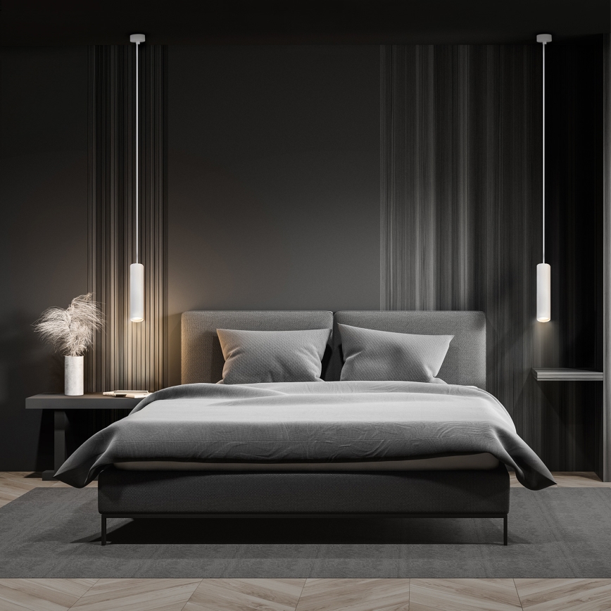 Brilagi - LED RGBW zatemljiv viseči lestenec na kablu SELE 1xGU10/6W/230V 3000K bela + daljinski upravljalnik