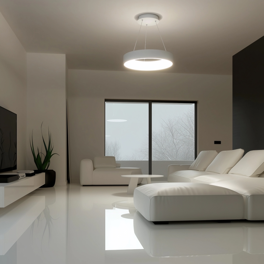 Brilagi - LED zatemnjiv lestenec na kablu FALCON LED/40W/230V 3000-6500K premer 45 cm bela + daljinski upravljalnik