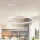 Brilagi - LED lestenec z možnostjo zatemnitve na kablu PORTOFINO LED/60W/230V 3000-6000K premer 80 cm srebrna + daljinski upravljalnik