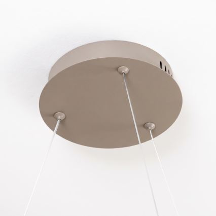 BRILAGI - LED zatemljiv lestenec na kablu FALCON SLIM LED/42W/230V 3000-6500K premer 50 cm bež + daljinski upravljalnik