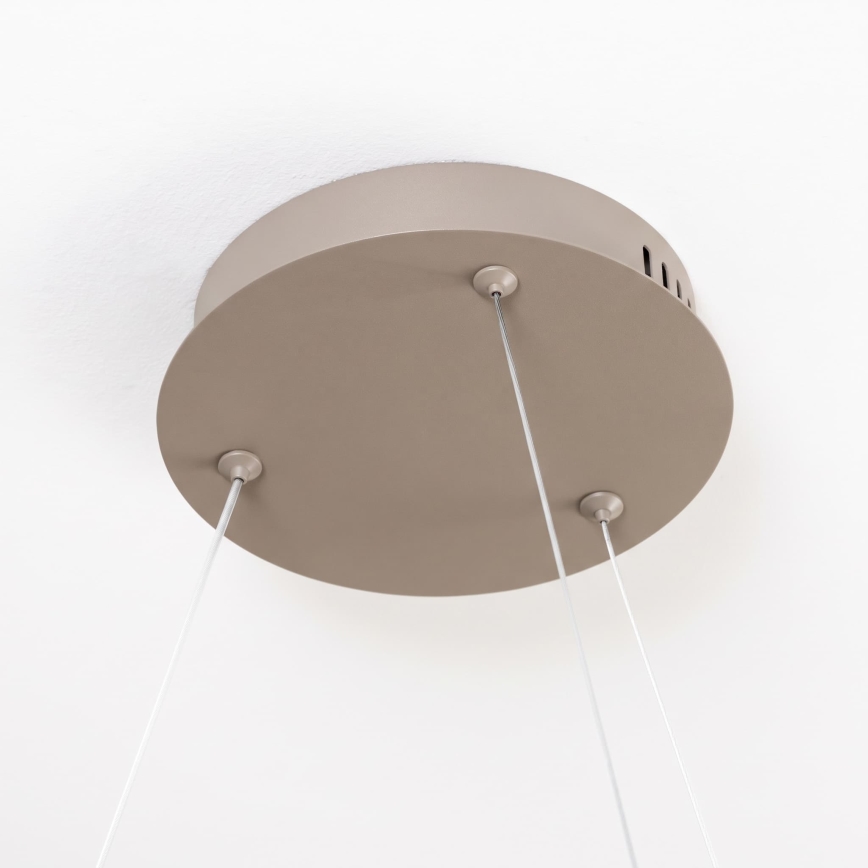 BRILAGI - LED zatemljiv lestenec na kablu FALCON SLIM LED/42W/230V 3000-6500K premer 50 cm bež + daljinski upravljalnik