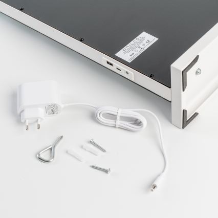 BRILAGI - LED zatemnljivo ličilno ogledalo HOLLYWOOD LED/15W/230V CCT + 2x USB 55x77 cm bela