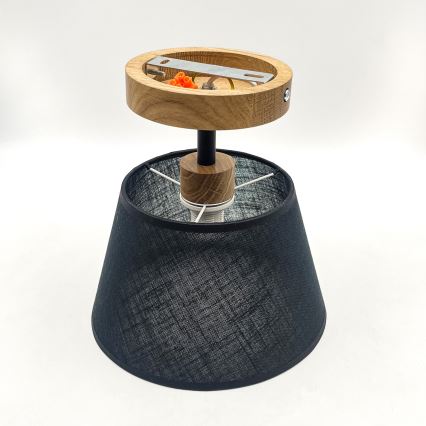 Brilagi - LED  Nadgradni lestenec ANTHONY 1xE14/60W/230V hrast/črna