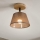 Brilagi - LED  Nadgradni lestenec ANTHONY 1xE14/60W/230V hrast/rjava