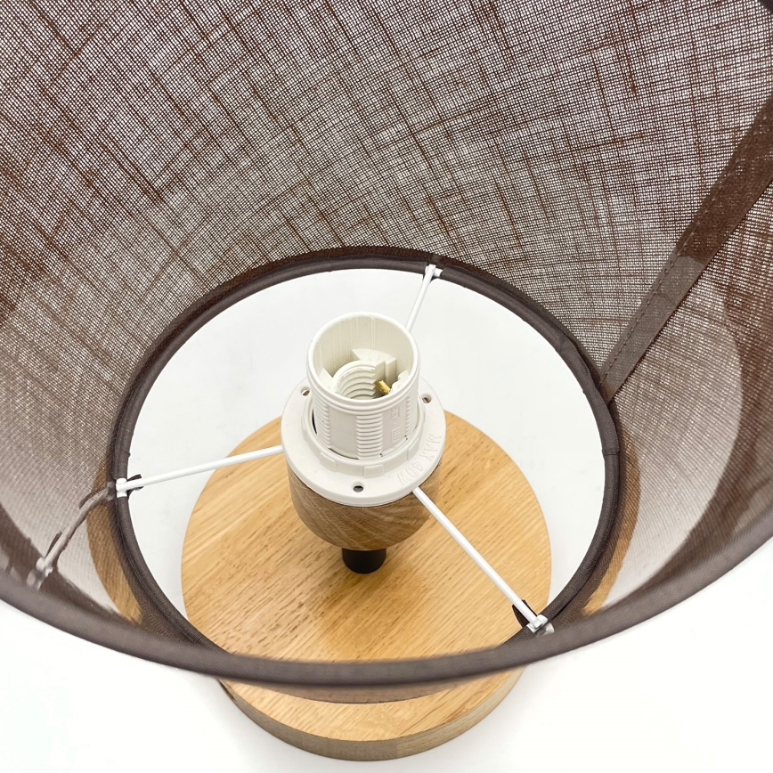 Brilagi - LED  Nadgradni lestenec ANTHONY 1xE14/60W/230V hrast/rjava