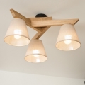 Brilagi - LED  Nadgradni lestenec ANTHONY 3xE14/40W/230V hrast/bež