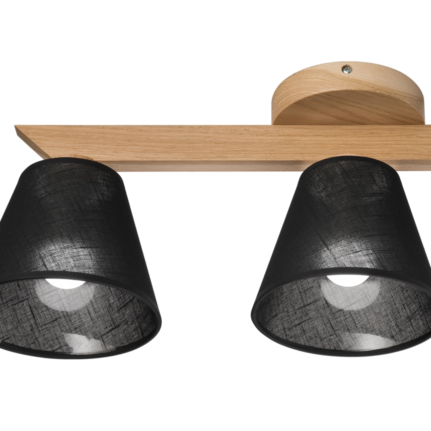 Brilagi - LED  Nadgradni lestenec ANTHONY 3xE14/40W/230V hrast/črna