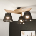 Brilagi - LED  Nadgradni lestenec ANTHONY 3xE14/40W/230V hrast/črna